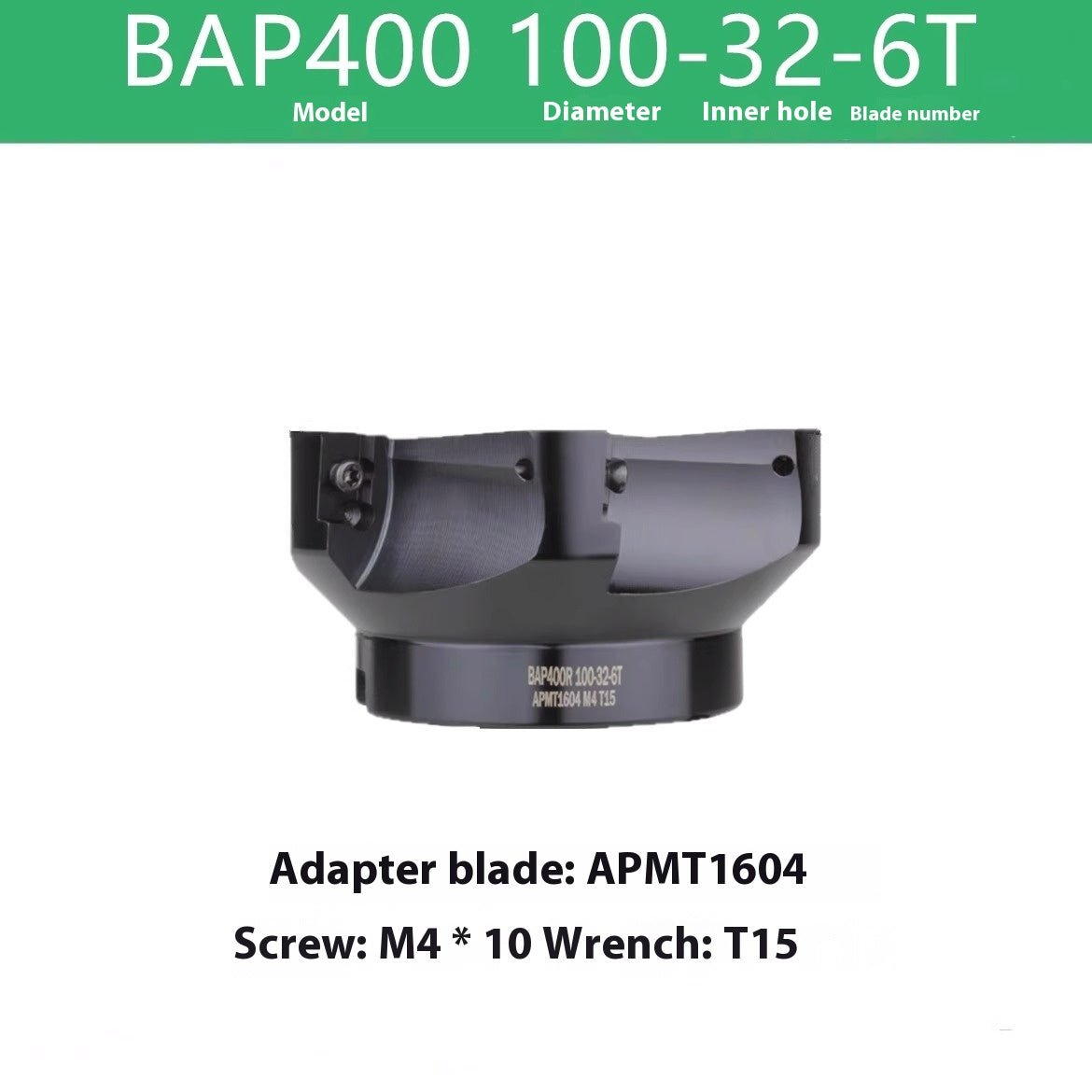 2075-CNC 90 degree right-angle BAP300R/400R milling cutter head machining center 1604 cutter head non-standard 45 60 65 Shandong Denso Pricision Tools Co.,Ltd.